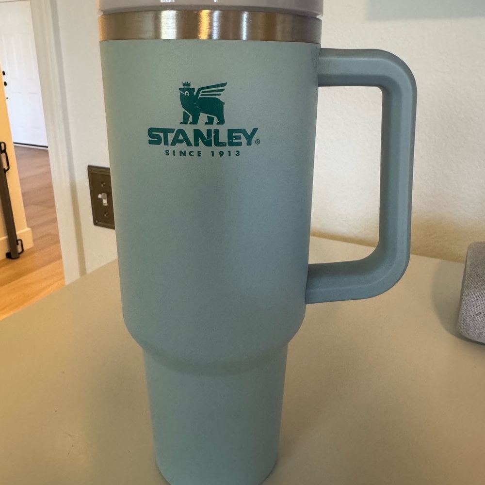 40oz Stanley light Blue Travel Mug